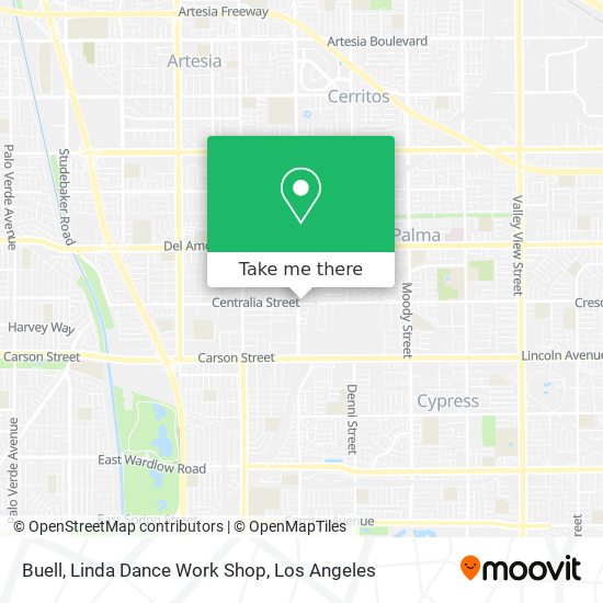 Buell, Linda Dance Work Shop map