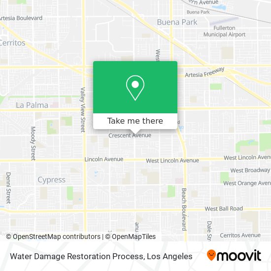 Mapa de Water Damage Restoration Process