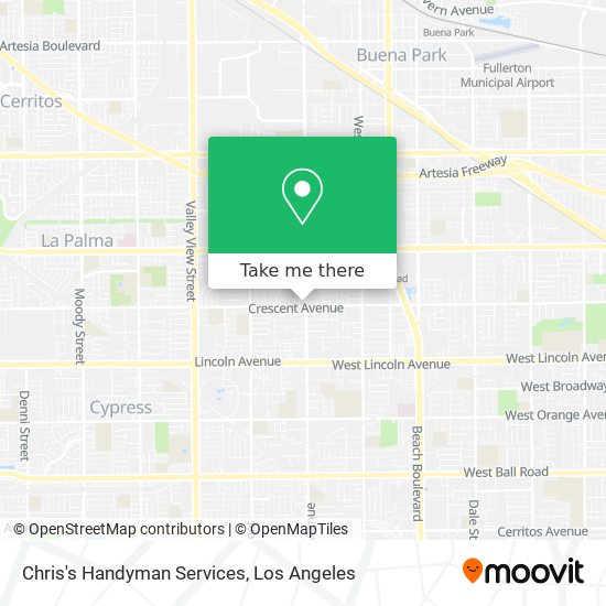 Mapa de Chris's Handyman Services