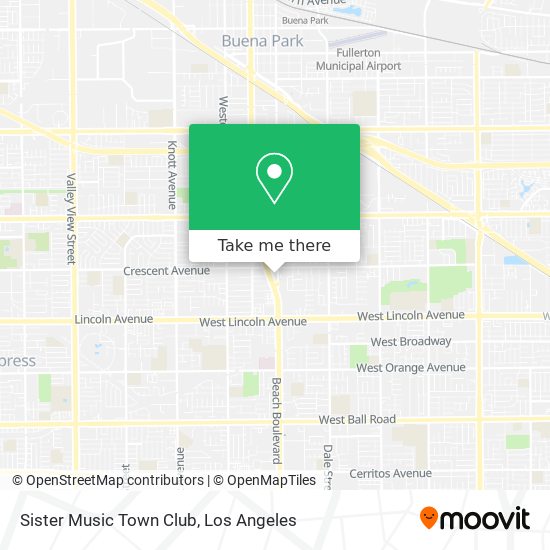 Sister Music Town Club map