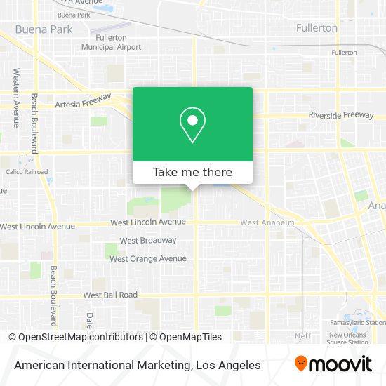American International Marketing map