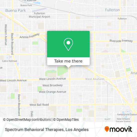 Spectrum Behavioral Therapies map