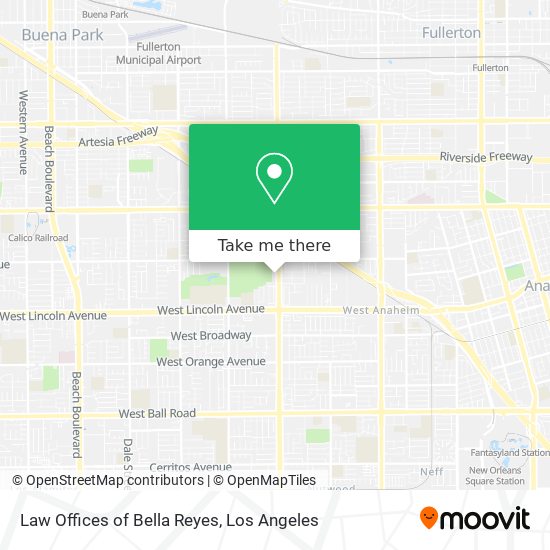 Law Offices of Bella Reyes map