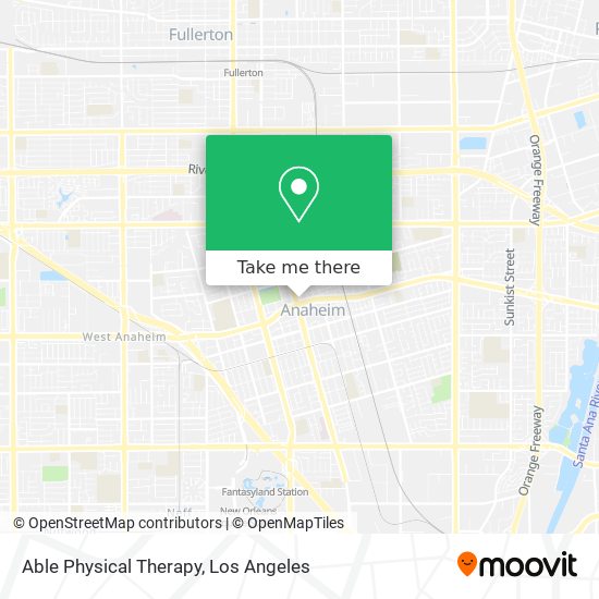 Able Physical Therapy map