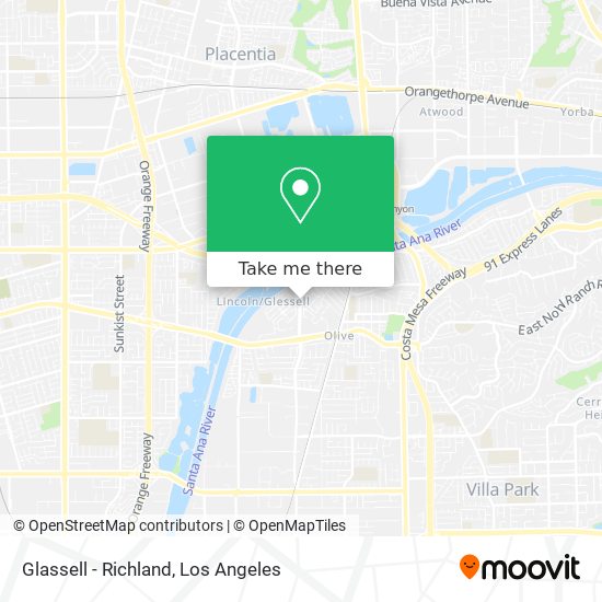 Mapa de Glassell - Richland