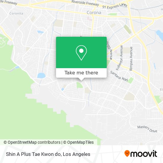 Shin A Plus Tae Kwon do map