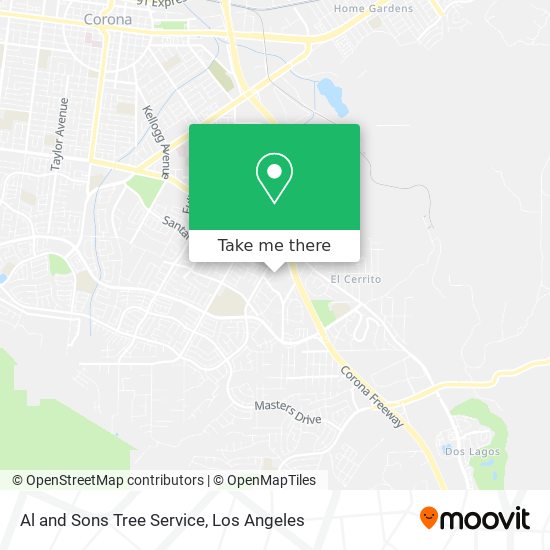 Al and Sons Tree Service map