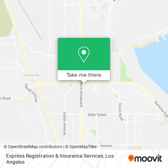 Express Registration & Insurance Services map