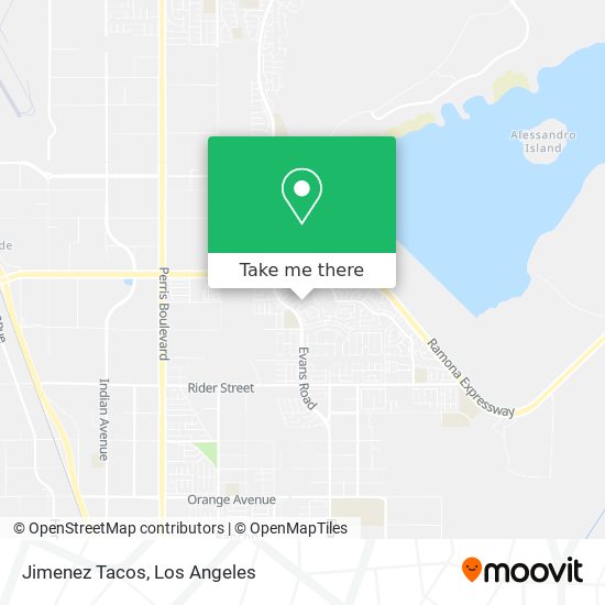 Jimenez Tacos map