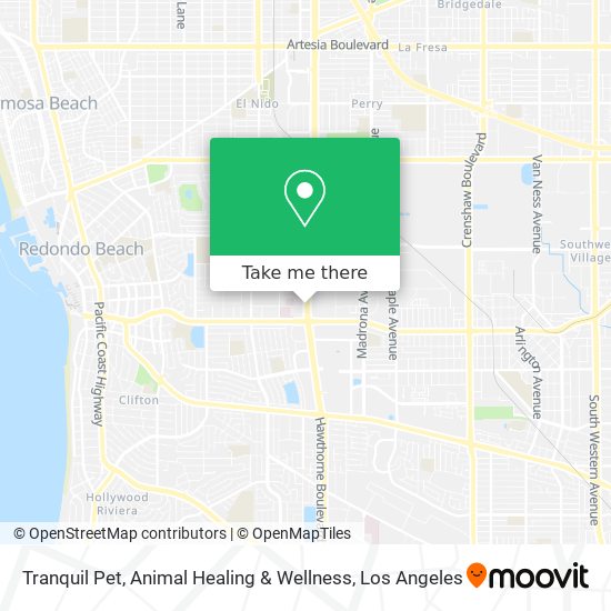 Mapa de Tranquil Pet, Animal Healing & Wellness