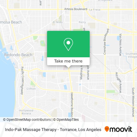 Indo-Pak Massage Therapy - Torrance map