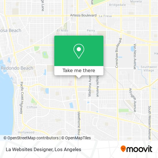 La Websites Designer map