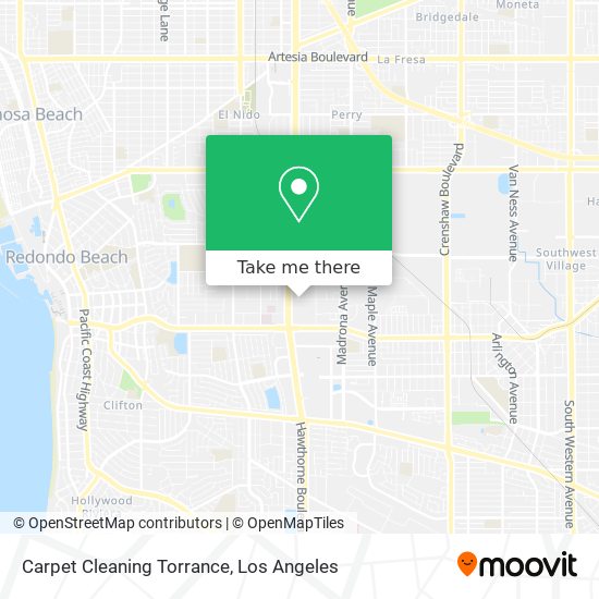 Carpet Cleaning Torrance map