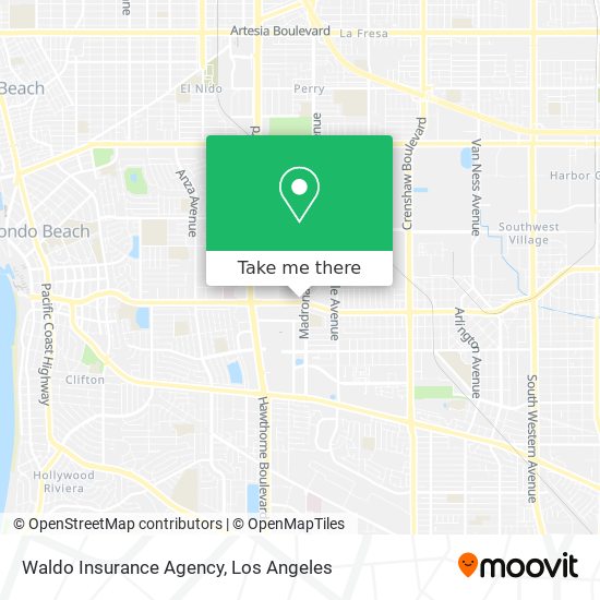 Waldo Insurance Agency map
