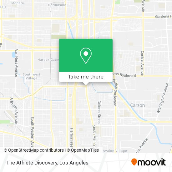 The Athlete Discovery map