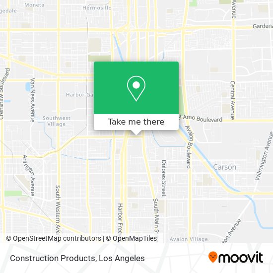 Construction Products map