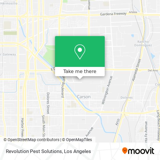 Revolution Pest Solutions map