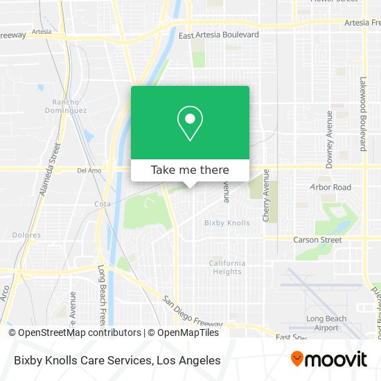 Mapa de Bixby Knolls Care Services