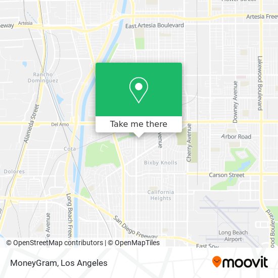 MoneyGram map