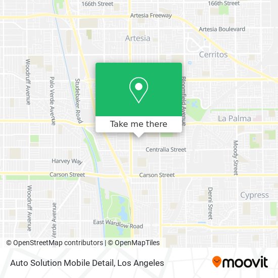Mapa de Auto Solution Mobile Detail