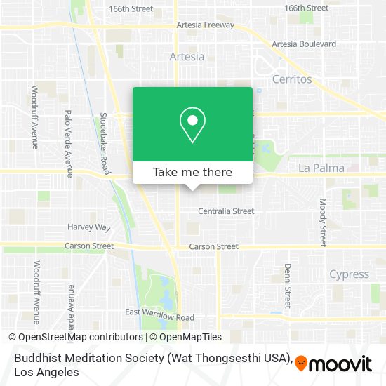 Buddhist Meditation Society (Wat Thongsesthi USA) map