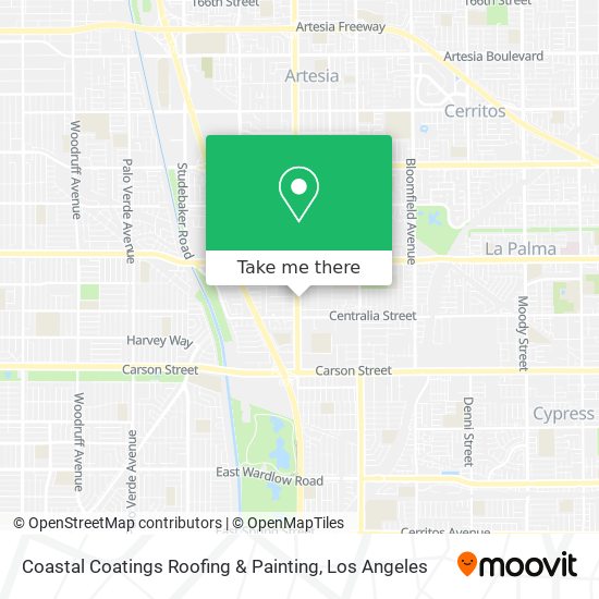 Coastal Coatings Roofing & Painting map