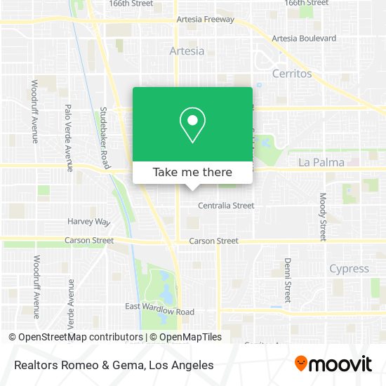 Realtors Romeo & Gema map