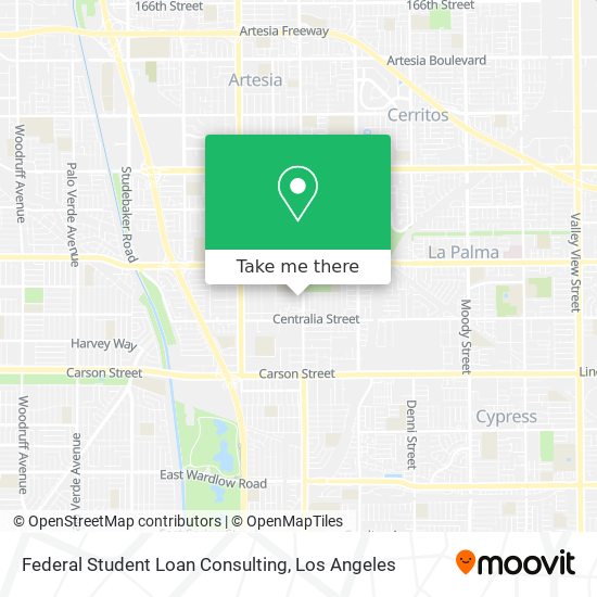 Federal Student Loan Consulting map