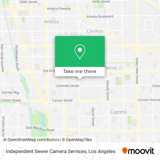 Mapa de Independent Sewer Camera Services