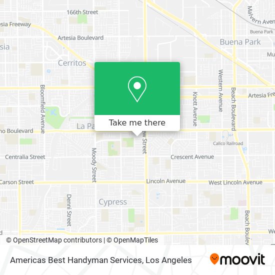 Americas Best Handyman Services map