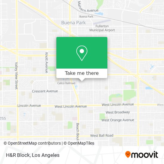 H&R Block map