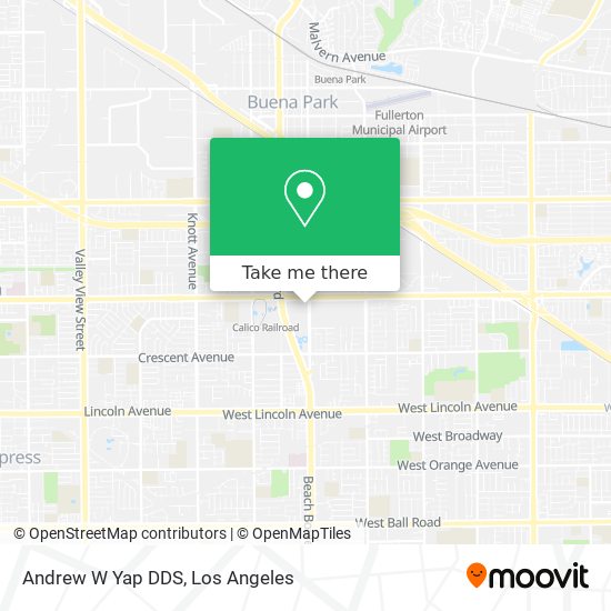 Andrew W Yap DDS map