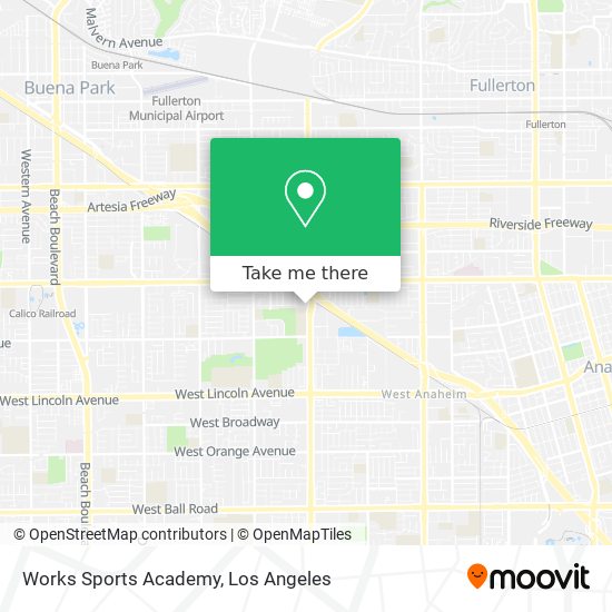 Mapa de Works Sports Academy