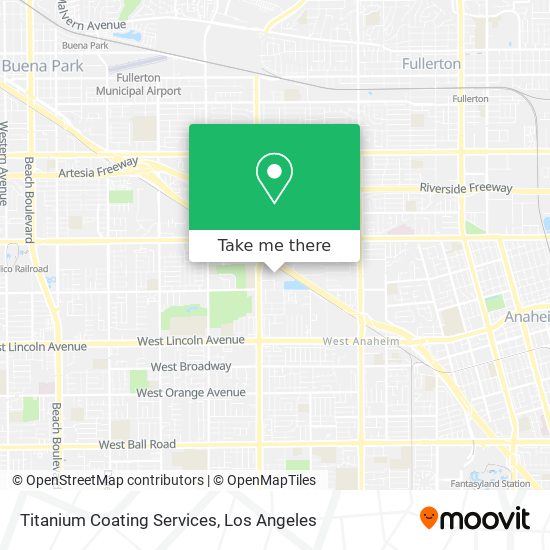 Titanium Coating Services map