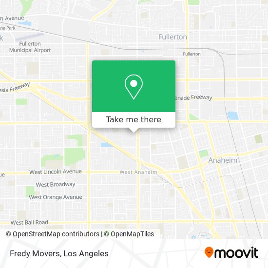 Fredy Movers map