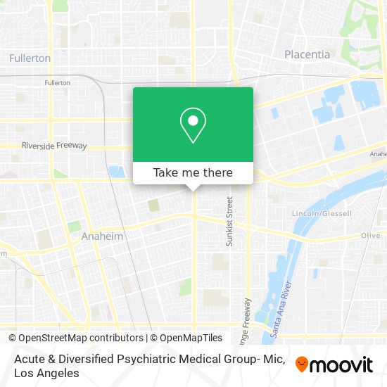 Acute & Diversified Psychiatric Medical Group- Mic map