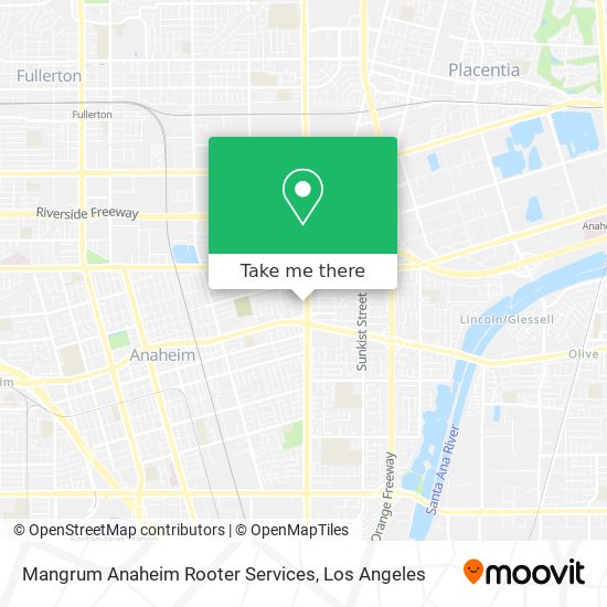 Mangrum Anaheim Rooter Services map