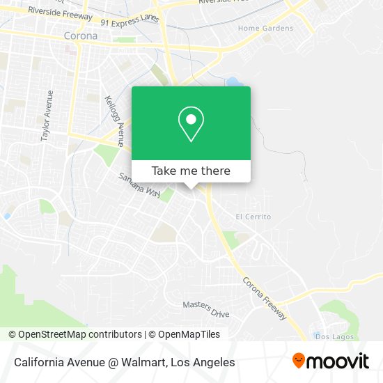 Mapa de California Avenue @ Walmart