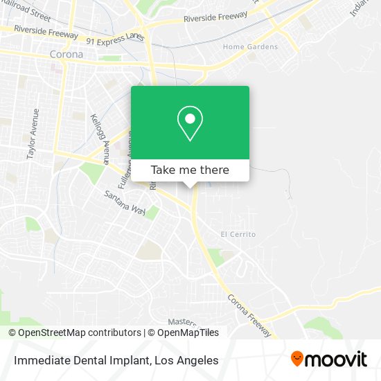 Immediate Dental Implant map