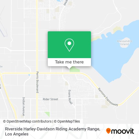 Mapa de Riverside Harley-Davidson Riding Academy Range