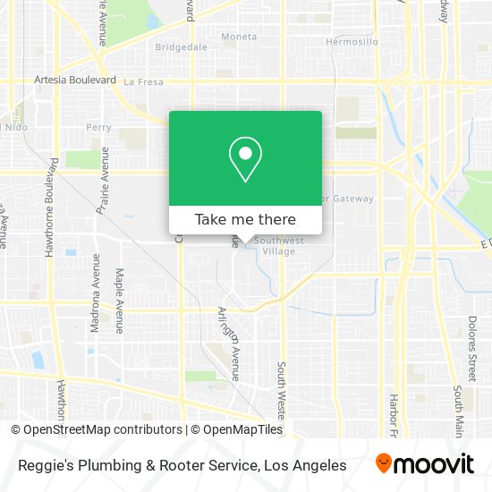 Mapa de Reggie's Plumbing & Rooter Service