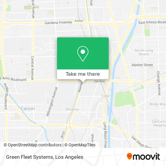 Mapa de Green Fleet Systems