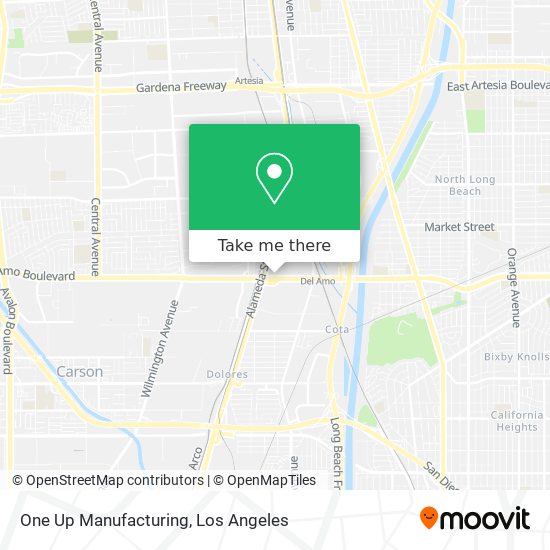 One Up Manufacturing map