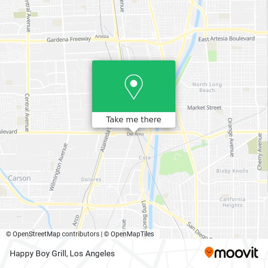 Mapa de Happy Boy Grill