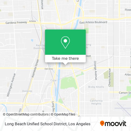 Mapa de Long Beach Unified School District