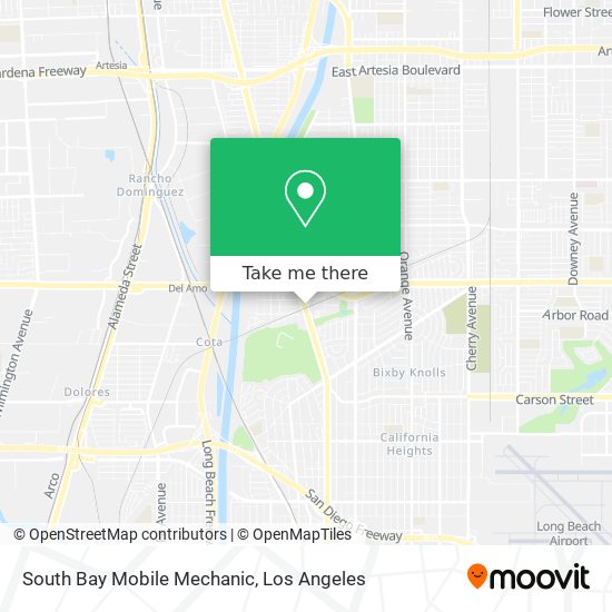 South Bay Mobile Mechanic map
