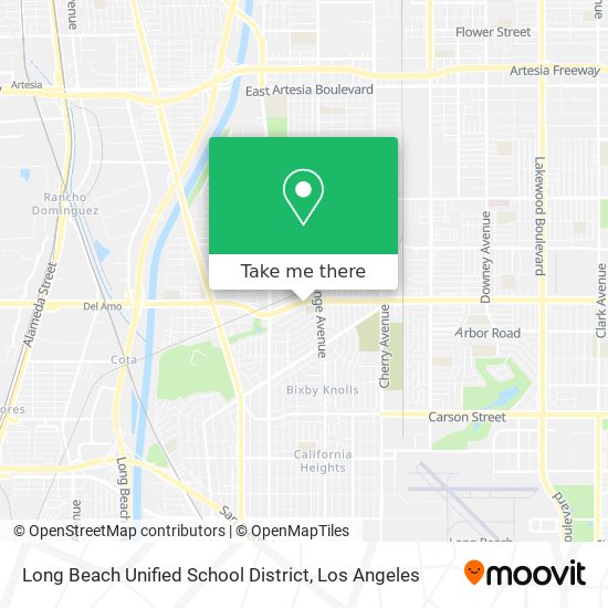 Mapa de Long Beach Unified School District