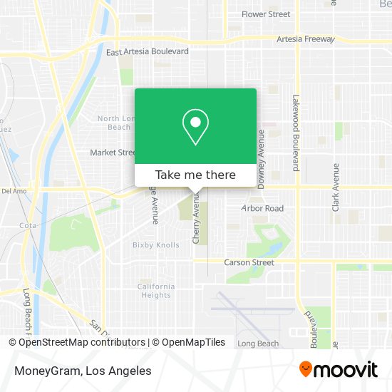 MoneyGram map