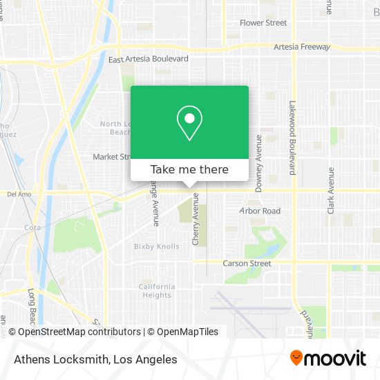 Athens Locksmith map