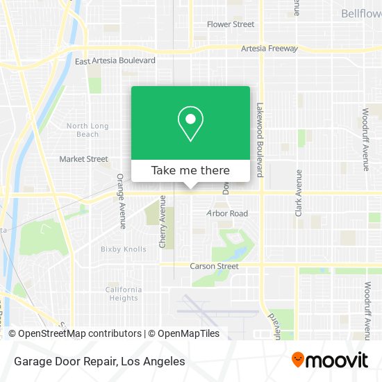 Mapa de Garage Door Repair